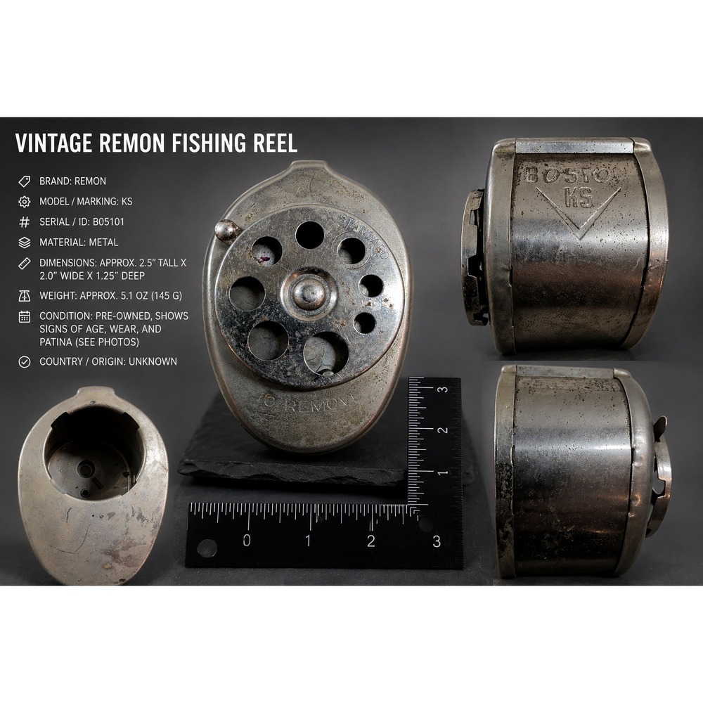 Vintage Boston KS Pencil Sharpener Replacement‎ Metal Cover Shavings Receptacle